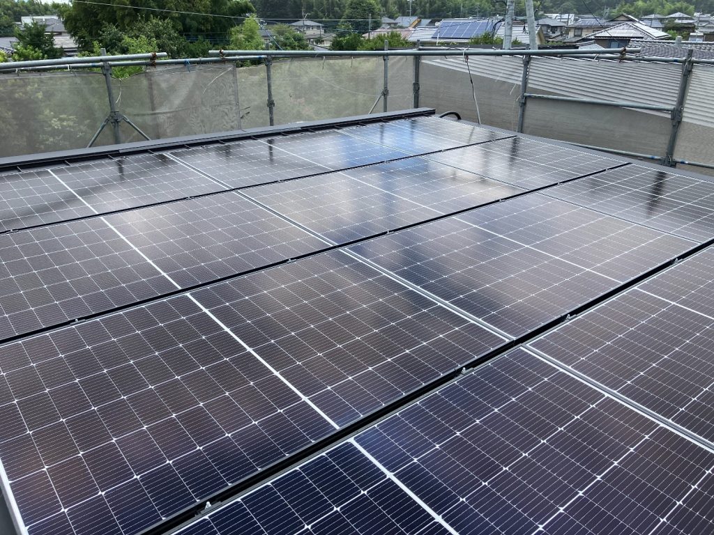 太陽光発電　熊本　グッドハート　カナディアンソーラー　施工事例　施工後